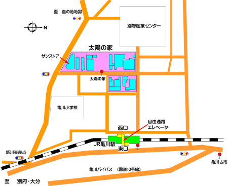 JSI Headquarters(Beppu City, Oita)の地図