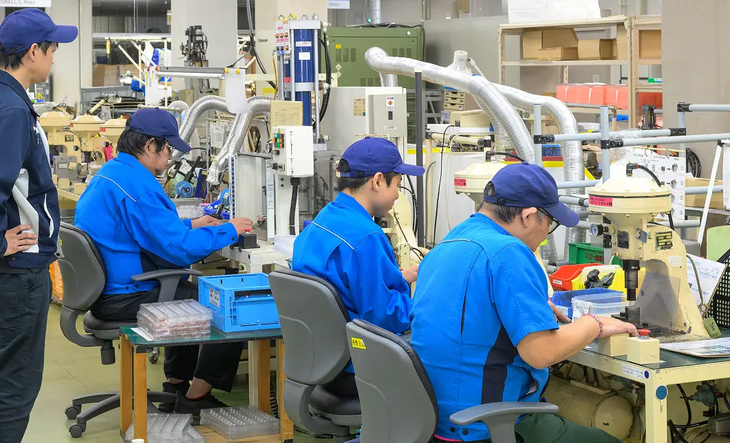 機械科の作業風景