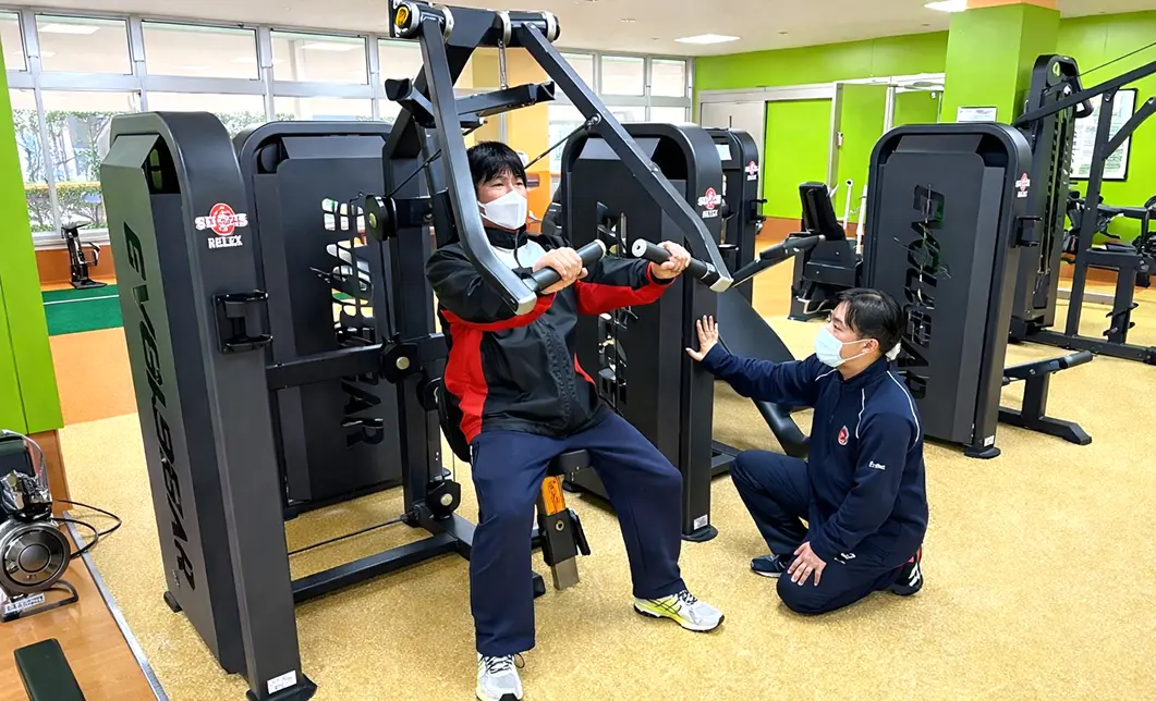 マシントレーニングの様子