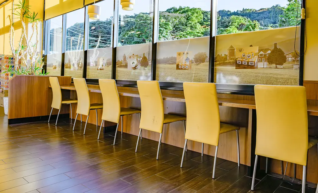 イートインコーナーの写真