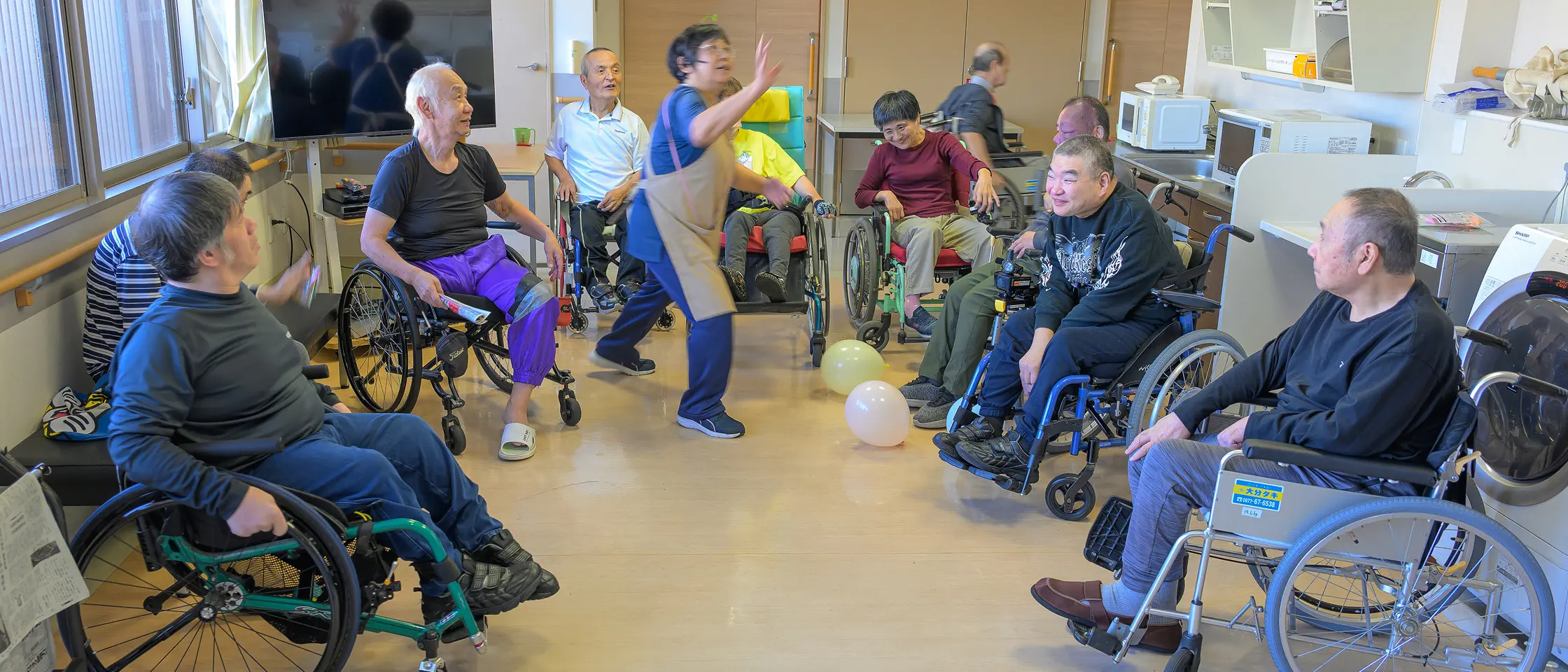 指定障害者支援施設ゆたかでの写真